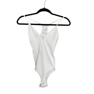 Free People White Bodysuit